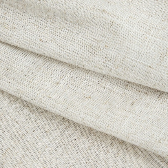 NWT! Micas Faux Leather/Linen Crop (S) Beige & Black - Picture 3 of 8